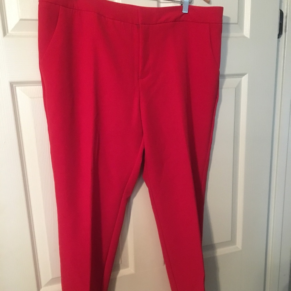Red pants